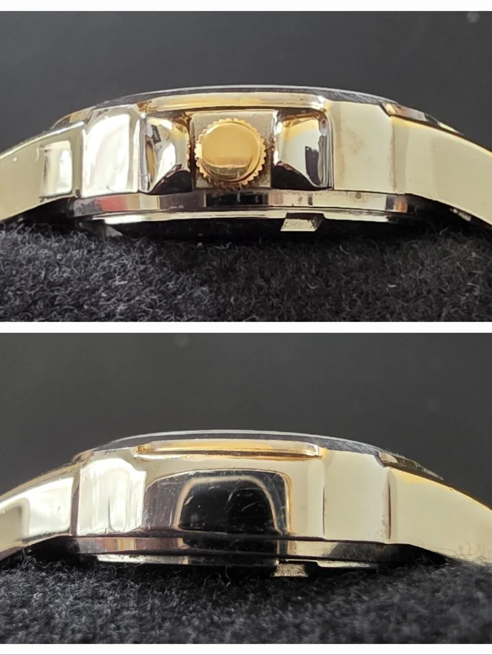 VTG Corvette GM TX0298 50th Anniversary Offically Licensed 26mm Date Watch WORKS